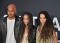 Twin Shadow & Zoe Kravitz & Lisa Bonet Royalty Free Stock Photo