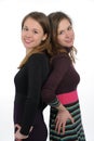 Twin sisters Royalty Free Stock Photo