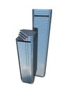 Twin skyscraper Royalty Free Stock Photo