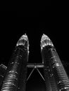 Twin tower petronas, kuala lumpur malaysia Royalty Free Stock Photo
