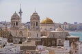 Twin towers of the Cadiz Cathedral