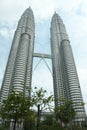 Twin Towers in Kuala Lumpur Malaysia