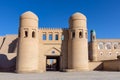 Twin-turreted West Gate - Khiva, Uzbekistan