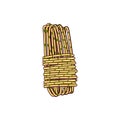 twine cord rope cartoon vector illustration Royalty Free Stock Photo