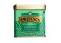 Twinings Gunpowder Green tea isolated