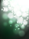 Twinkle bokeh on green Royalty Free Stock Photo