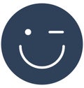twinkle emotions, emoticons Vector Isolated Icon which can easily modify or edit Royalty Free Stock Photo