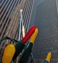 Twinkle Lights in Mid-Town, Manhattan Royalty Free Stock Photo