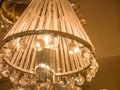 Twinkle, twinkle, crystal chandelier Royalty Free Stock Photo