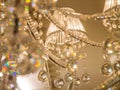 Twinkle, twinkle, crystal chandelier Royalty Free Stock Photo