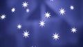 Twinkling Star Bokeh Lights on a Dark Blue Background Royalty Free Stock Photo