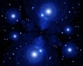 Twinkling stars Royalty Free Stock Photo