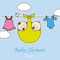 Twins baby shower.