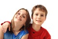 Twins (brother and sister) portrait Royalty Free Stock Photo