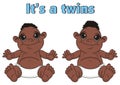 Twins negro babes boys
