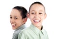 Twins together Royalty Free Stock Photo