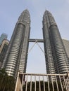 Twins Towers Malaysia kl klcc City Royalty Free Stock Photo