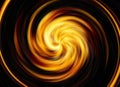 Twirl motion of bright explosion flash on black backgrounds Royalty Free Stock Photo