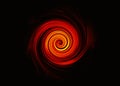 Twirl motion of bright explosion flash on black backgrounds Royalty Free Stock Photo