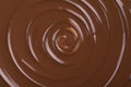 Twirling chocolate
