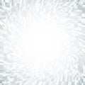 Twist gray pixel tunnel frame background. Twirl technology grey pattern. Twisting light techno pixels backdrop. Vector Royalty Free Stock Photo