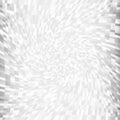 Twist gray pixel tunnel frame background. Twirl technology grey pattern. Twisting light techno pixels backdrop. Vector