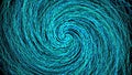 Twist of random lines, computer generated. 3d rendering of an abstract spiral background.