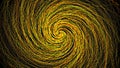 Twist of random lines, computer generated. 3d rendering of an abstract spiral background.