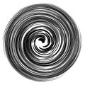 Twist, swirl, sworl circular spiral design element Royalty Free Stock Photo