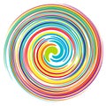 Twist, swirl, sworl circular spiral design element Royalty Free Stock Photo