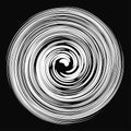 Twist, swirl, sworl circular spiral design element Royalty Free Stock Photo