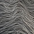 A twisted and distorted texture with tangled wires and distorted metal1, Generative AI Royalty Free Stock Photo