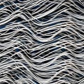 A twisted and distorted texture with warped metal and tangled wires5, Generative AI