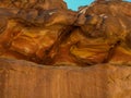 Twisted Folds Of Coloured Rock Strata On The Walls Of The Coloured Canyon Near Nuweiba, Egypt