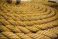 Twisted natural fibre rope