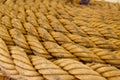Twisted natural fibre rope