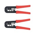 Twisted pair crimping tool.