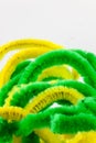 Twisted pipe cleaners Royalty Free Stock Photo