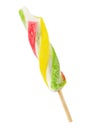 Twisted popsicle isolated Royalty Free Stock Photo