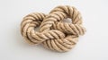 The twisted rope knot.AI generated image Royalty Free Stock Photo