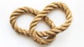 The Twisted Rope Knot.AI generated image Royalty Free Stock Photo