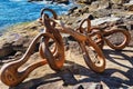 Serpentine Wooden Sculpture, Bondi, Australia