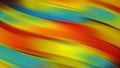 Twisted vibrant iridescent blurred gradient of red yellow blue orange with smooth movement of the gradient in the frame with copy