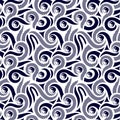 Twisted yin yang pattern background for wear design