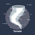 Twister weather symbol icon