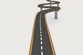 Twisting road Royalty Free Stock Photo