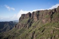 Twisting road in mountain landscape - rocks and canyon Royalty Free Stock Photo