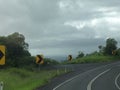 Twisting road on Top of Mountain