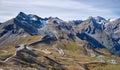 Twists and turns of Grossglockner High Alpine Road, Austria