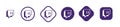 twitch vector logo. twitch vector icon.twitch editorial realistic logo app